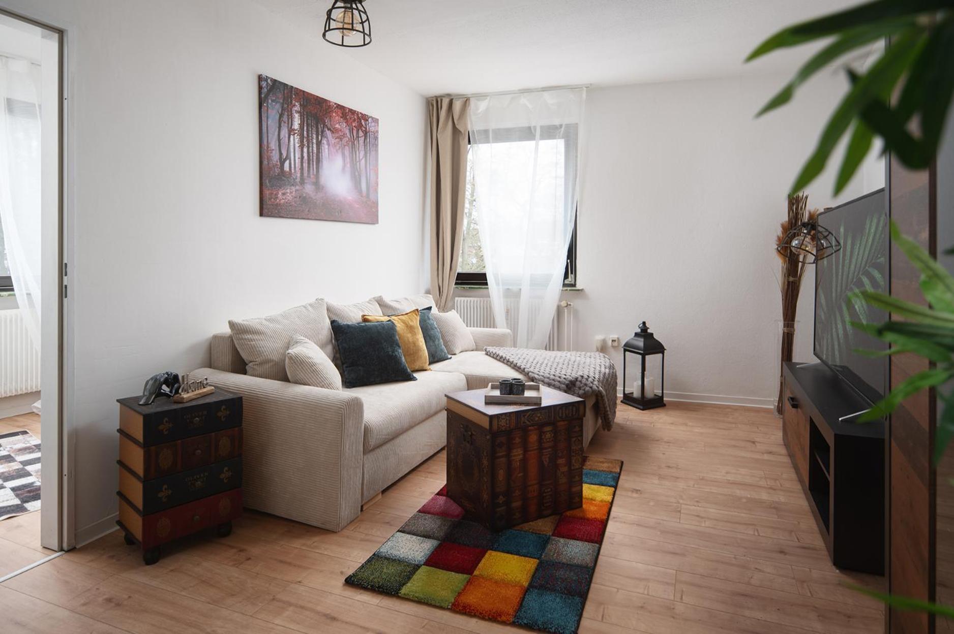 1-4 Gaeste Wohnung W-Lan, Netflix, Amazon, Parken, Arbeitsplatz, 24H Check In ,Vollausgestattet Kueche, Handtuecher Seife U,V,M Fuer Geschaeftsreisende, Paare, Familien , Datteln Zewnętrze zdjęcie