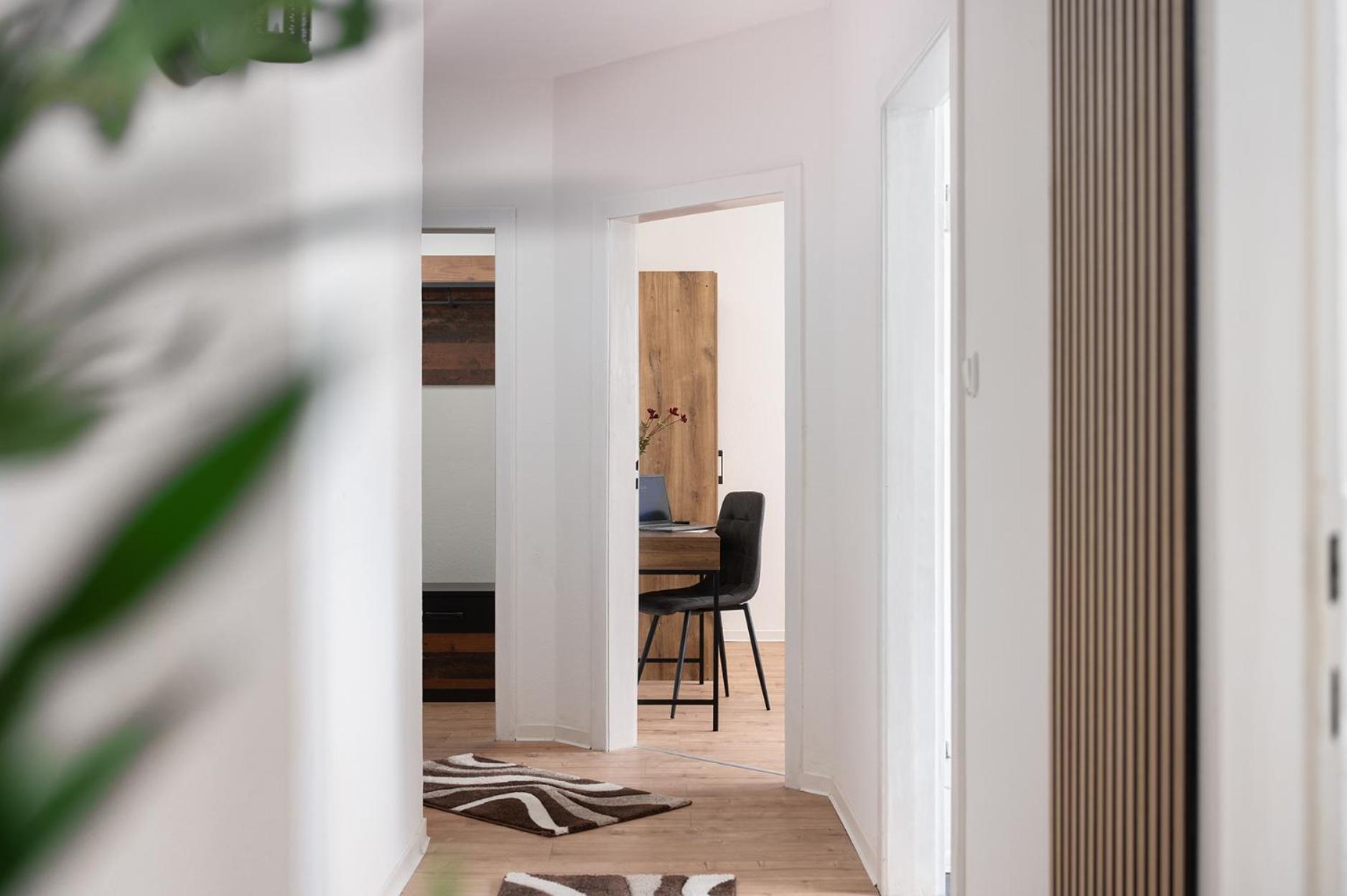 1-4 Gaeste Wohnung W-Lan, Netflix, Amazon, Parken, Arbeitsplatz, 24H Check In ,Vollausgestattet Kueche, Handtuecher Seife U,V,M Fuer Geschaeftsreisende, Paare, Familien , Datteln Zewnętrze zdjęcie